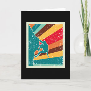 Carte Rock Escalade Retro Vintage
