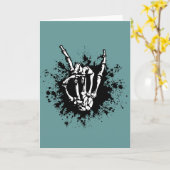 Carte Rock in Bone (Fleur jaune)