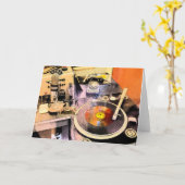 Carte Rock-n-Roll (Fleur jaune)