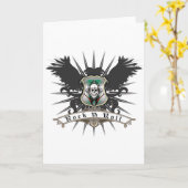 Carte Rock n Roll Heraldry (Fleur jaune)