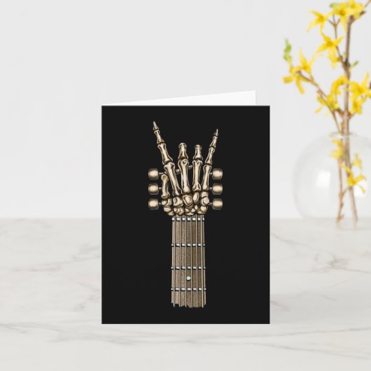 Carte Rock On Band Tee - shirts For Women Rock And Roll  (Fleur jaune)