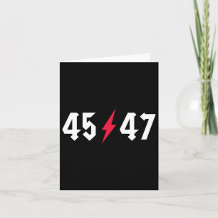 Carte Rock On Trump 45 47 Le Président Trump Rocks