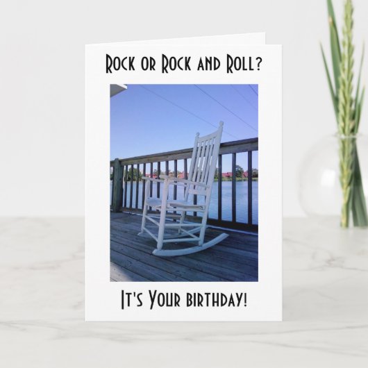 CARTE ROCK OU ROCK ET ROLL SUR VOTRE ANNIVERSAIRE (Devant)