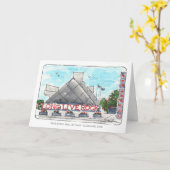 Carte Rock & Roll Hall of Fame Folded Notecard (Fleur jaune)