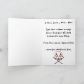 Carte Rock & Roll Personnalisée Lourde Drummer en  (Intérieur)