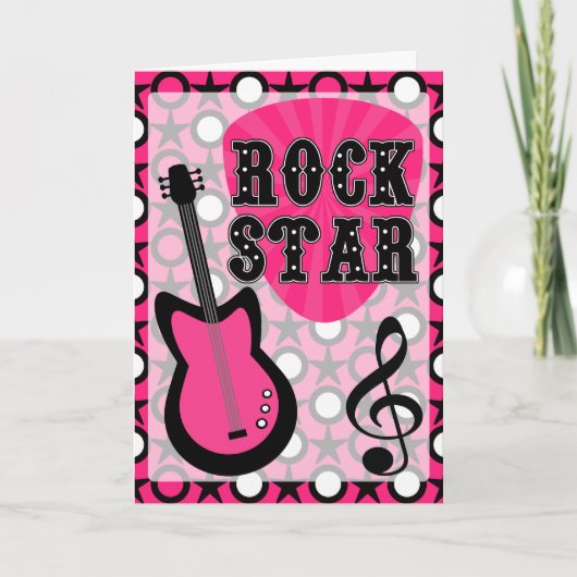 Carte Rock Star (Devant)