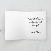 Carte Rock Star (Intérieur)