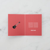 Carte Rock Star Birthday Boy (Intérieur)