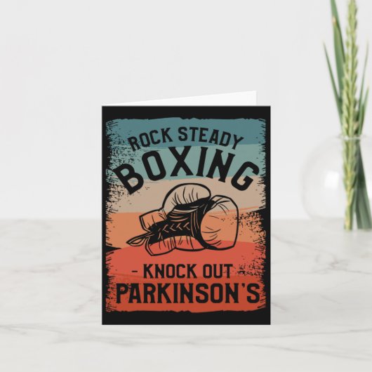 Carte Rock Steady Boxing Knock Out Parkinson la sensibil (Devant)