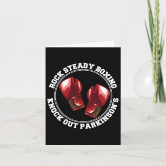 Carte Rock Steady Boxing Knock Out Parkinsons Fighter Re