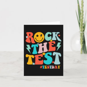 Carte Rock The Test Day Motivation Students Ki