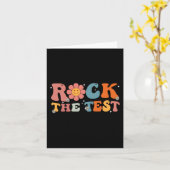 Carte Rock The Test Enseignant Test Jour Test Enseignant (Fleur jaune)