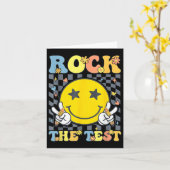 Carte Rock The Test Test Day Enseignant (Fleur jaune)