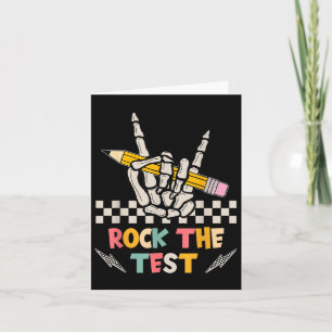 Carte Rock The Test Test Day Main Skeleton Teacher St