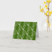 CARTE ROCKABILLY YELL (À FEUILLAGE PERSISTANT) (Fleur jaune)