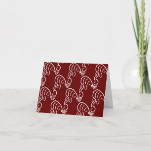 CARTE ROCKABILLY YELL (CRIMSON)