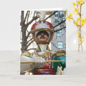 Carte Rockefeller Center Christmas - Toy Solider - NYC (Fleur jaune)