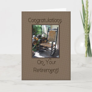 Carte Rocker de retraite