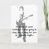 rocker, En l'honneur de ton anniversaire, j'allais