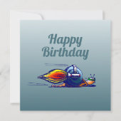 Carte Rocket Snail avec Jetpack (Devant)