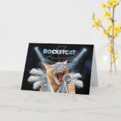 Carte Rocketcat (Fleur jaune)