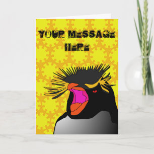Carte RockHopper Head Greetings Card (customisable)