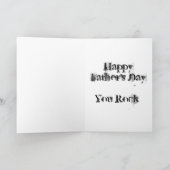 Carte Rockin avec papa (Intérieur)