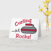 Carte Rocks de curling (Fleur jaune)