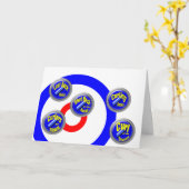 Carte Rocks de curling (Fleur jaune)