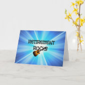 Carte Rocks de retraite (Fleur jaune)