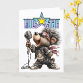 Carte ROCKSTAR (Fleur jaune)