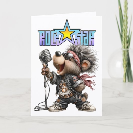 Carte ROCKSTAR (Devant)