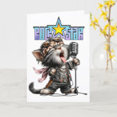 Carte ROCKSTAR (Fleur jaune)