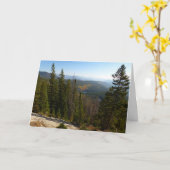 Carte Rocky Mountain Overlook au début de l'automne (Fleur jaune)