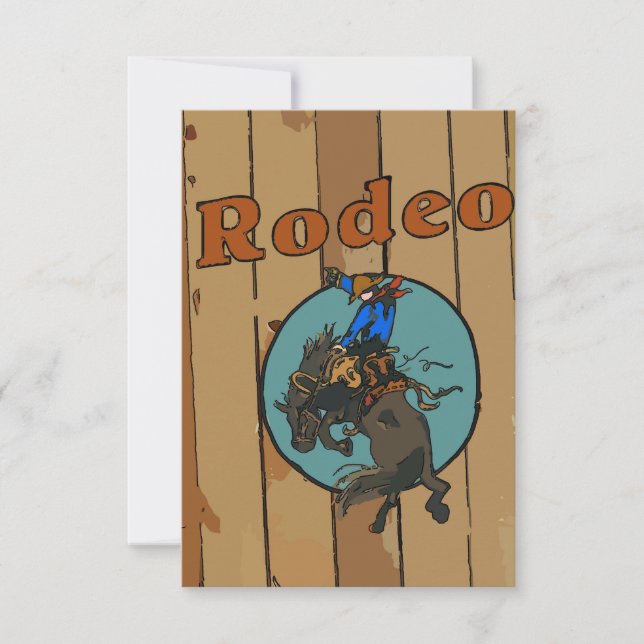 Carte Rodeo Bucse Horse (Devant)