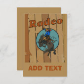 Carte Rodeo Bucse Horse (Devant / Derrière)