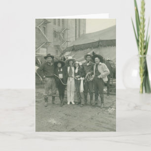 Carte Rodéo de Chicago, 1929.