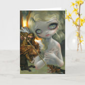 Carte "Roger and Angelica" Greeting Card (Fleur jaune)