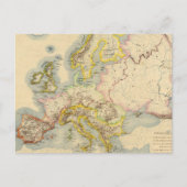 Carte rographique de l'Europe (Devant)