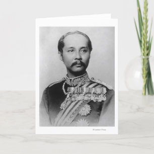 Carte Roi Chulalongkorn Rama V