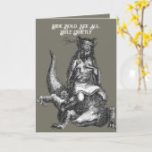 Carte Roi Crocodile des Ombres (Fleur jaune)