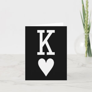 Carte Roi De Coeur Et Reine De Coeur Couple Matchin