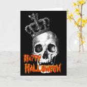 Carte Roi de crâne (Fleur jaune)