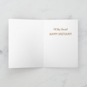 Carte Roi De Mon Coeur Anniversaire (Intérieur)