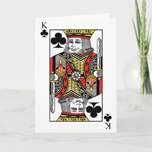 Carte Roi de trèfle (Devant)