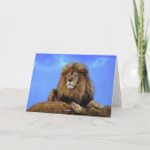 Carte Roi Lion en Afrique (Dos)