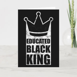 Carte Roi Noir Éduqué Martin Luther King Journee Droits