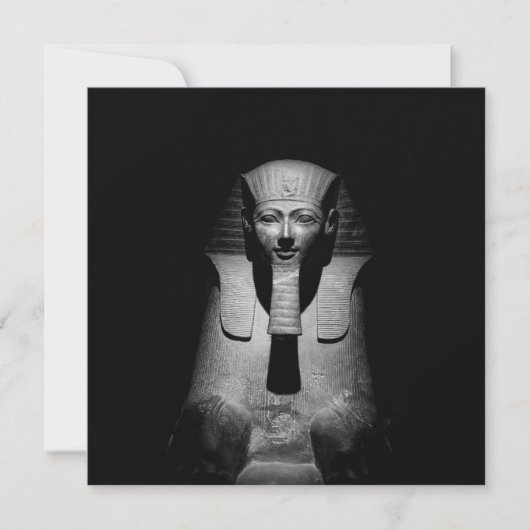 Carte Roi pharaon noir et blanc (Devant)