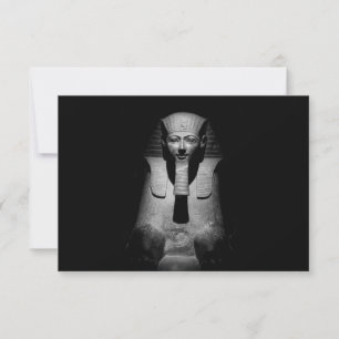 Carte Roi pharaon noir et blanc