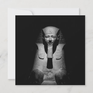 Carte Roi pharaon noir et blanc